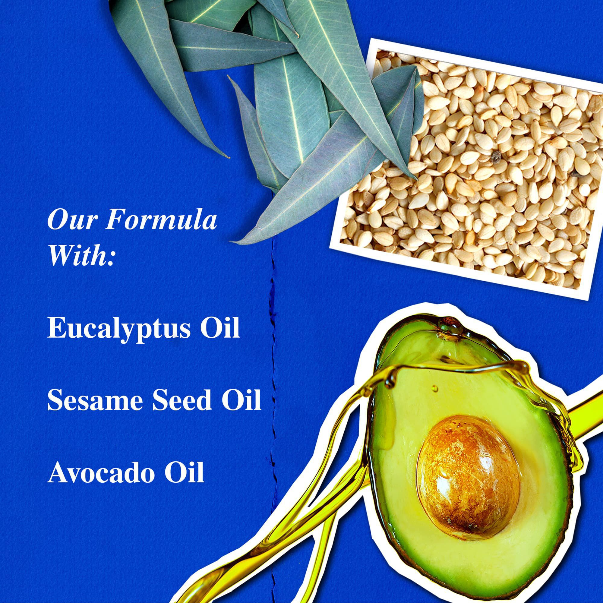 Ingredienten van Kiehl's Ultimate Strength Hand Salve - eucalyptusolie, sesamolie, avocado-olie