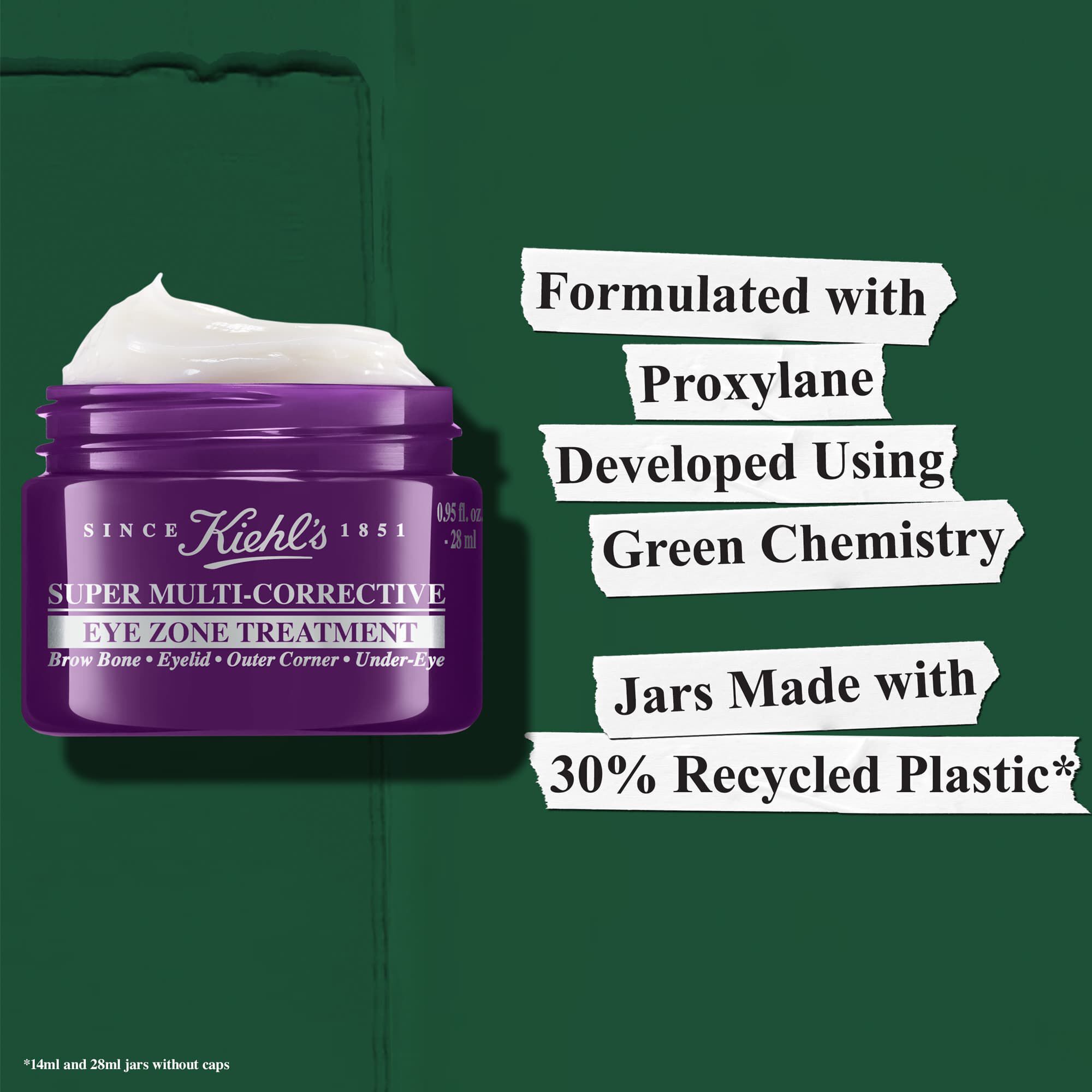 Geformuleerd met Proxylane ontwikkeld met groene chemie - de potten zijn gemaakt van 30% gerecycled plastic