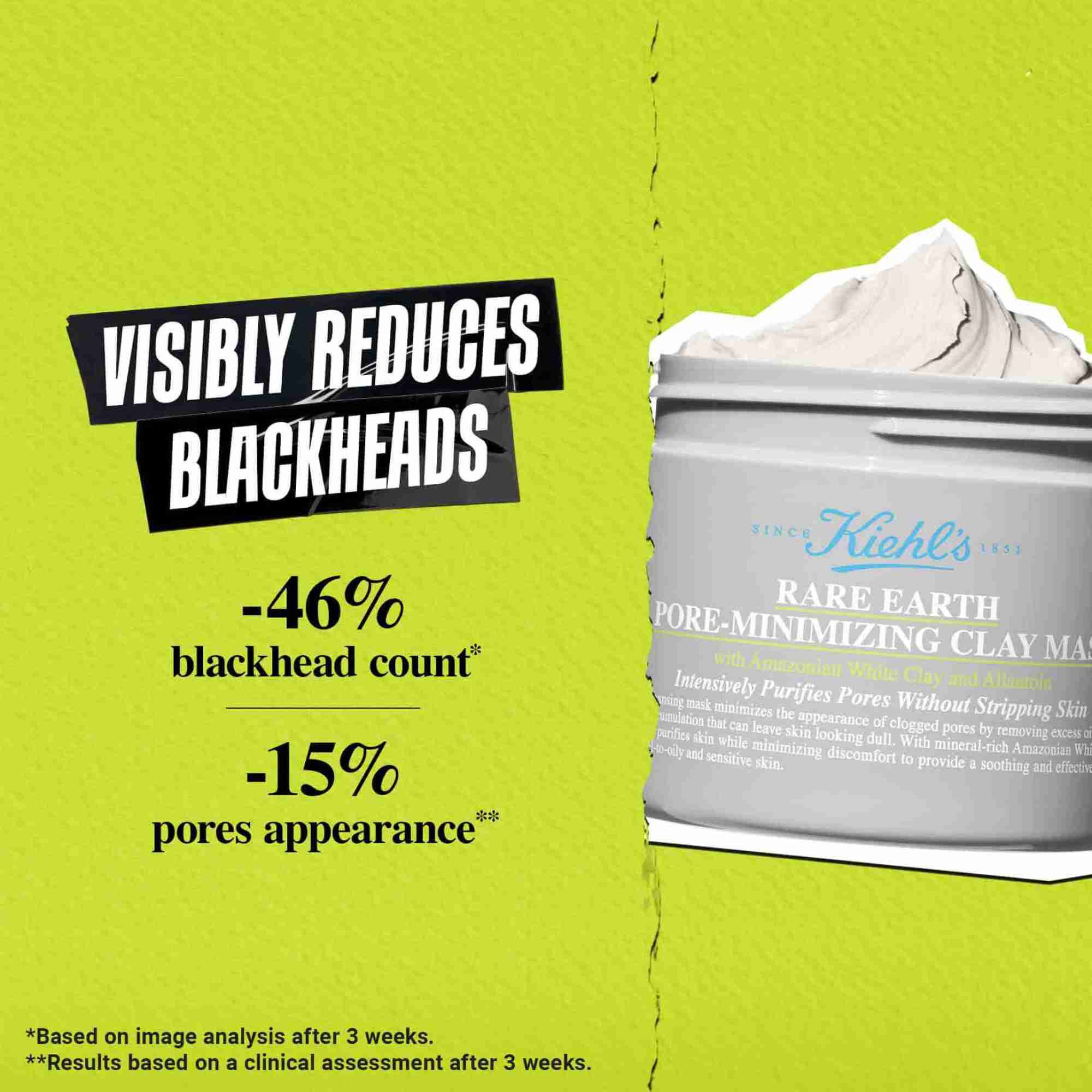 Rare Earth Cleansing Masque richt zich op 5 dimensies van poriereiniging: grootte, kleur, glans, diepte, verstoppingen