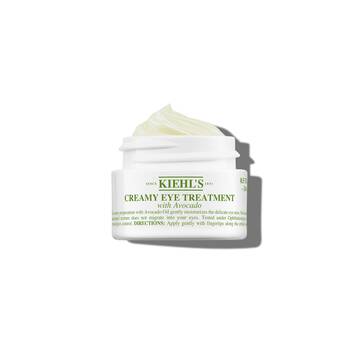 Foto van de geopende pot Kiehl's Creamy Eye Treatment with Avocado