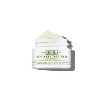 Foto van de geopende pot Kiehl's Creamy Eye Treatment with Avocado
