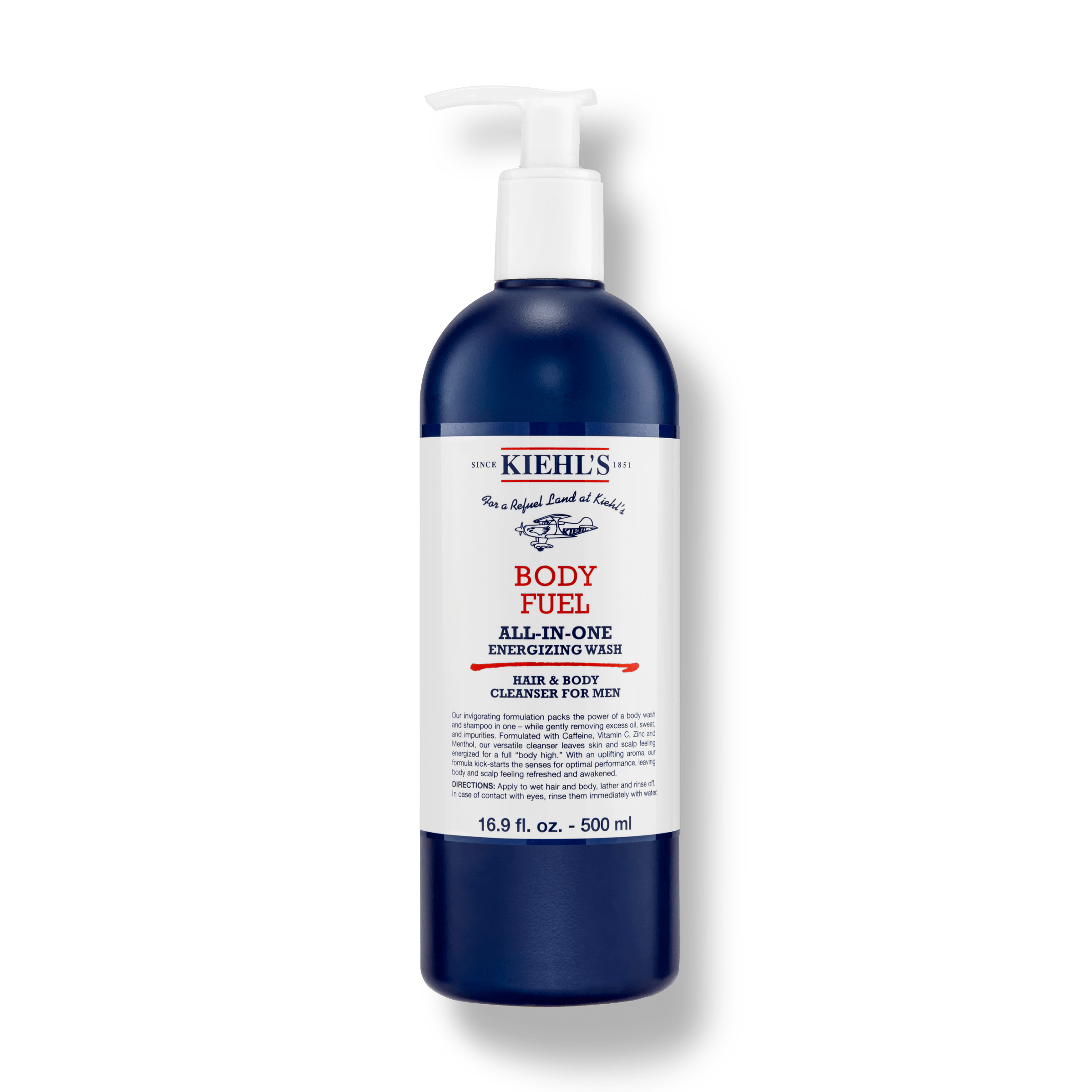 Body Fuel AllInOne Energizing Wash Haar en bodywash Kiehl's